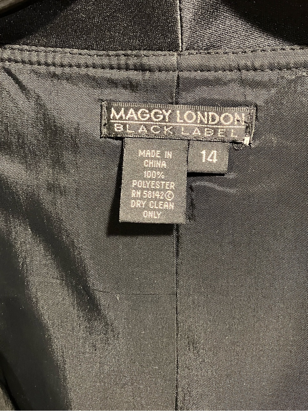 Maggy London Black Label Black Jacket - Classic Tailored Style